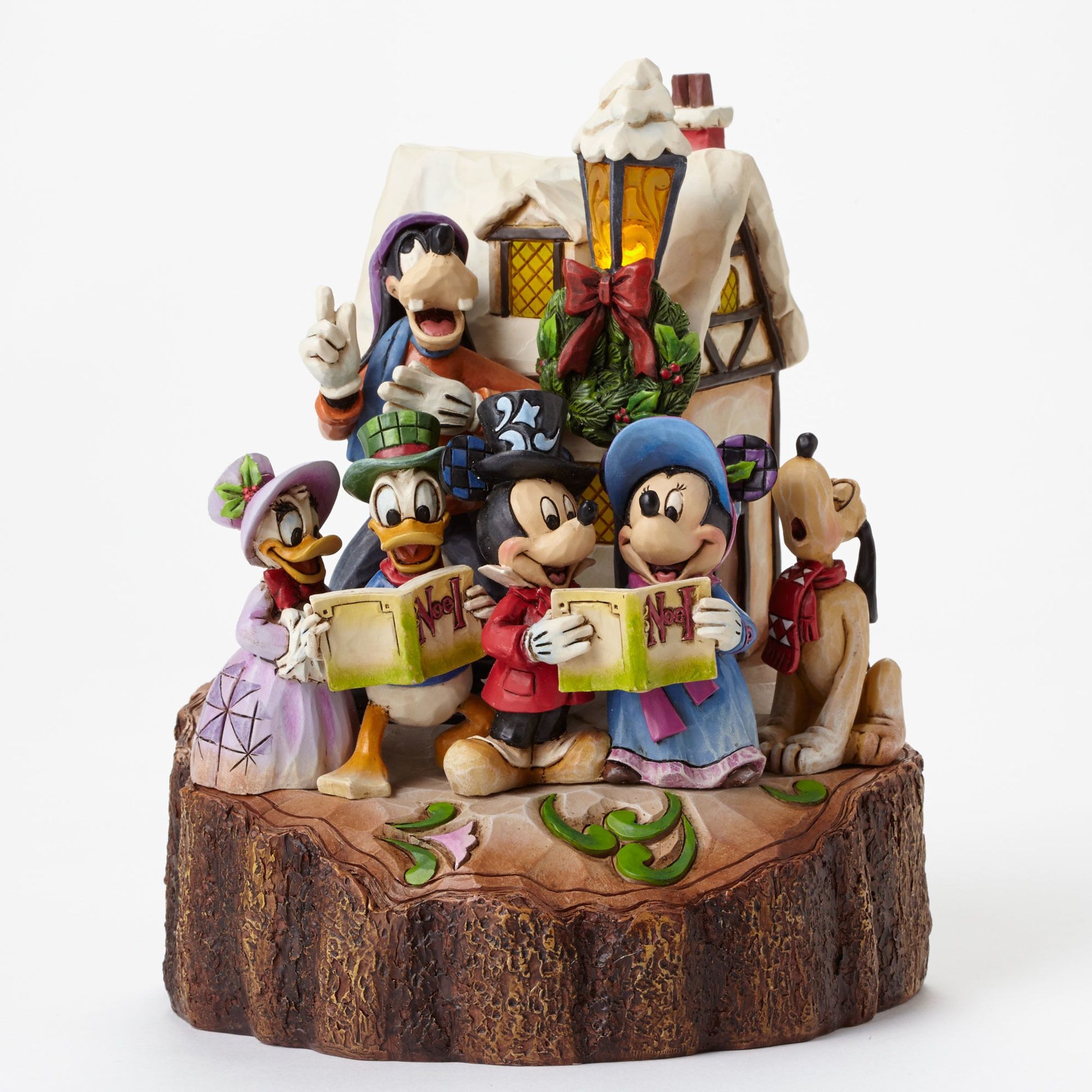 BOX DAMAGE - Holiday Harmony - Caroling Carved By Heart - Country N More Gifts