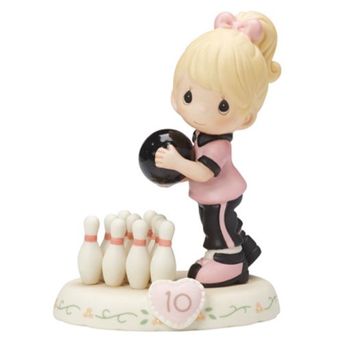 10 Age Ten Blonde - Girl Bowling  - Country N More Gifts