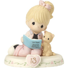 BOX DAMAGE - Age Thirteen Blonde - Girl With Kitten Reading Teenage Survival Guide