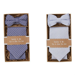 Daddy & Me Tie & Bow Tie Set  - Country N More Gifts
