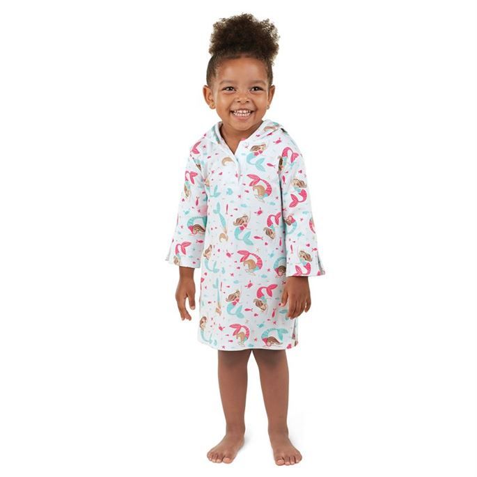 Mermaid Hooded Cover-Up | Toddler Swimwear | 12M-5T  - Country N More Gifts