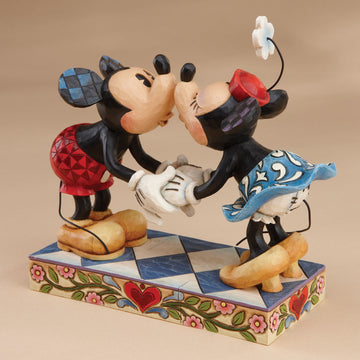 Smooch For My Sweetie- Mickey and Mickey Kiss  - Country N More Gifts