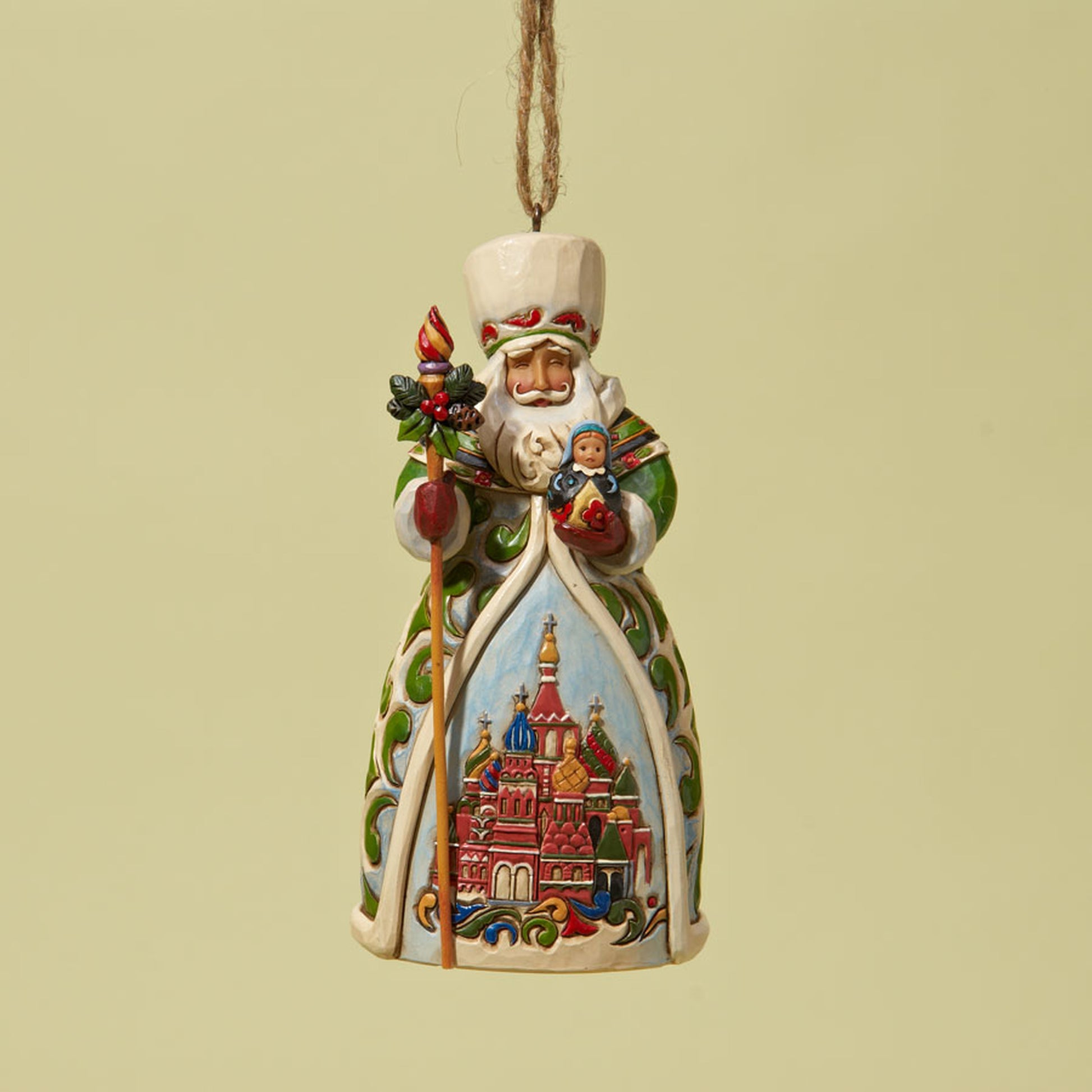Russian Santa Ornament  - Country N More Gifts