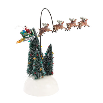 Animated Flaming Sleigh  - Country N More Gifts