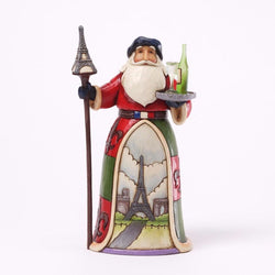 French Santa - Bonjour And Merry Christmas  - Country N More Gifts