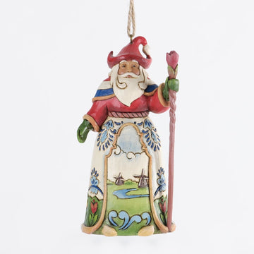 Dutch Santa Ornament  - Country N More Gifts