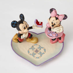 A Magical Moment - Mickey & Minnie Ring Dish  - Country N More Gifts