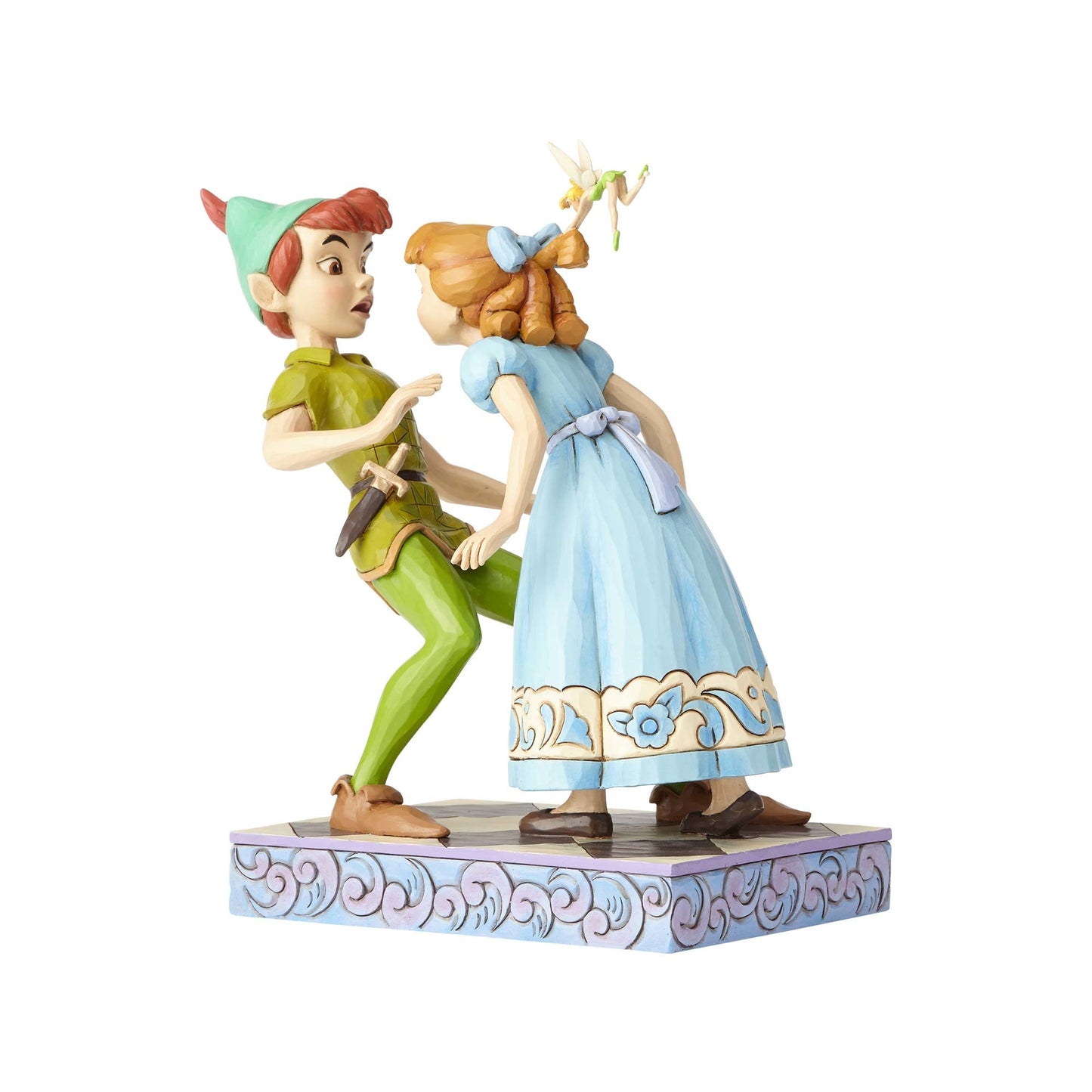 FBA - An Unexpected Kiss - Peter Pan, Wendy & Tinker Bell - Country N More Gifts