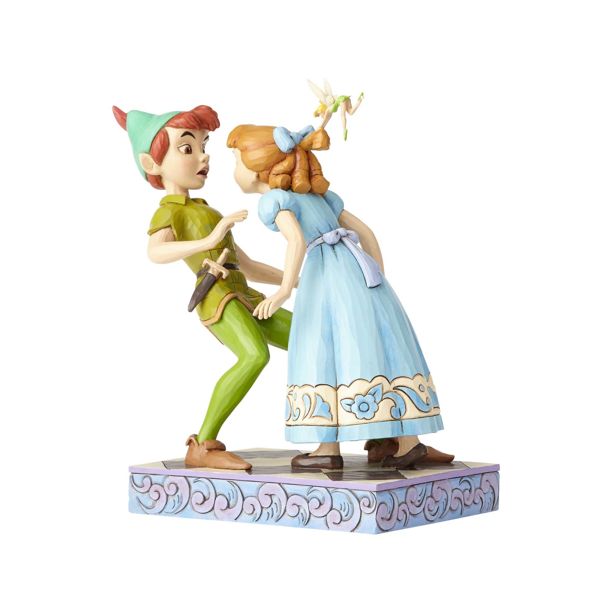 FBA - An Unexpected Kiss - Peter Pan, Wendy & Tinker Bell - Country N More Gifts