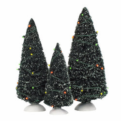 Village Twinkling Lit Trees  - Country N More Gifts
