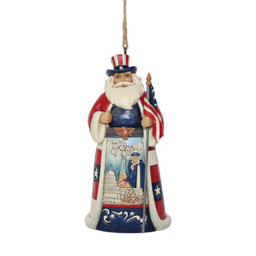 American Santa Ornament  - Country N More Gifts