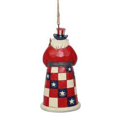 American Santa Ornament  - Country N More Gifts