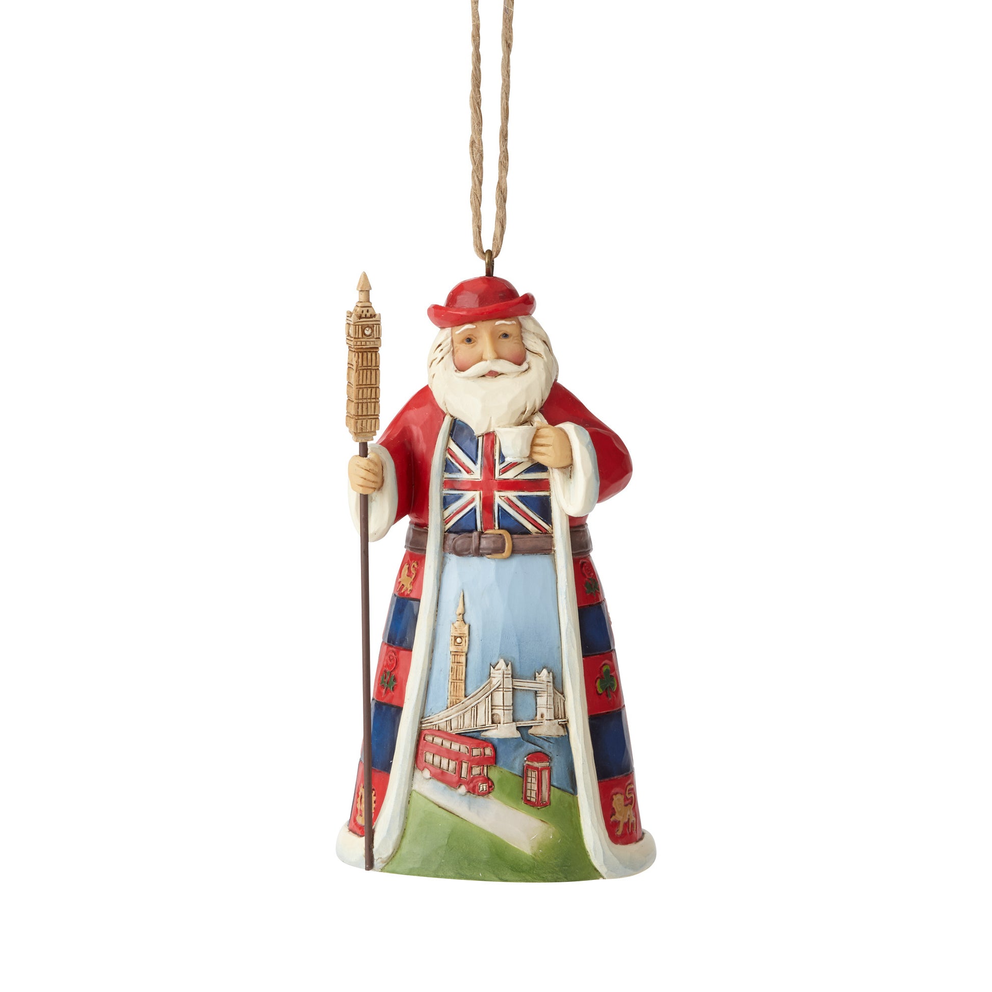 British Santa Ornament  - Country N More Gifts