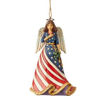Patriotic Angel Ornament  - Country N More Gifts