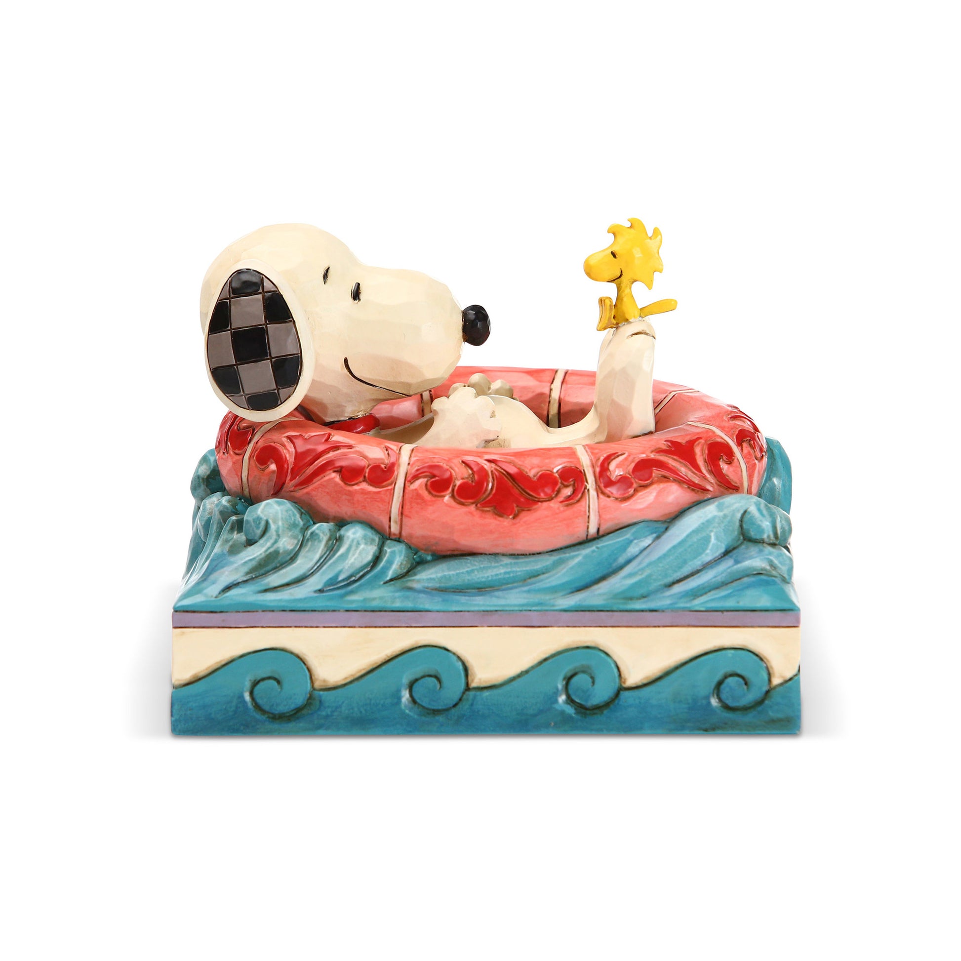 Float Away - Snoopy & Woodstock in Floatie  - Country N More Gifts