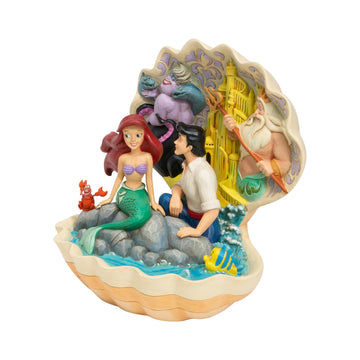 BOX DAMAGE - Seashell Scenario - Little Mermaid Shell Scene - Country N More Gifts