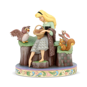DAMAGED - Beauty Rare - Sleeping Beauty with Animals - Country N More Gifts