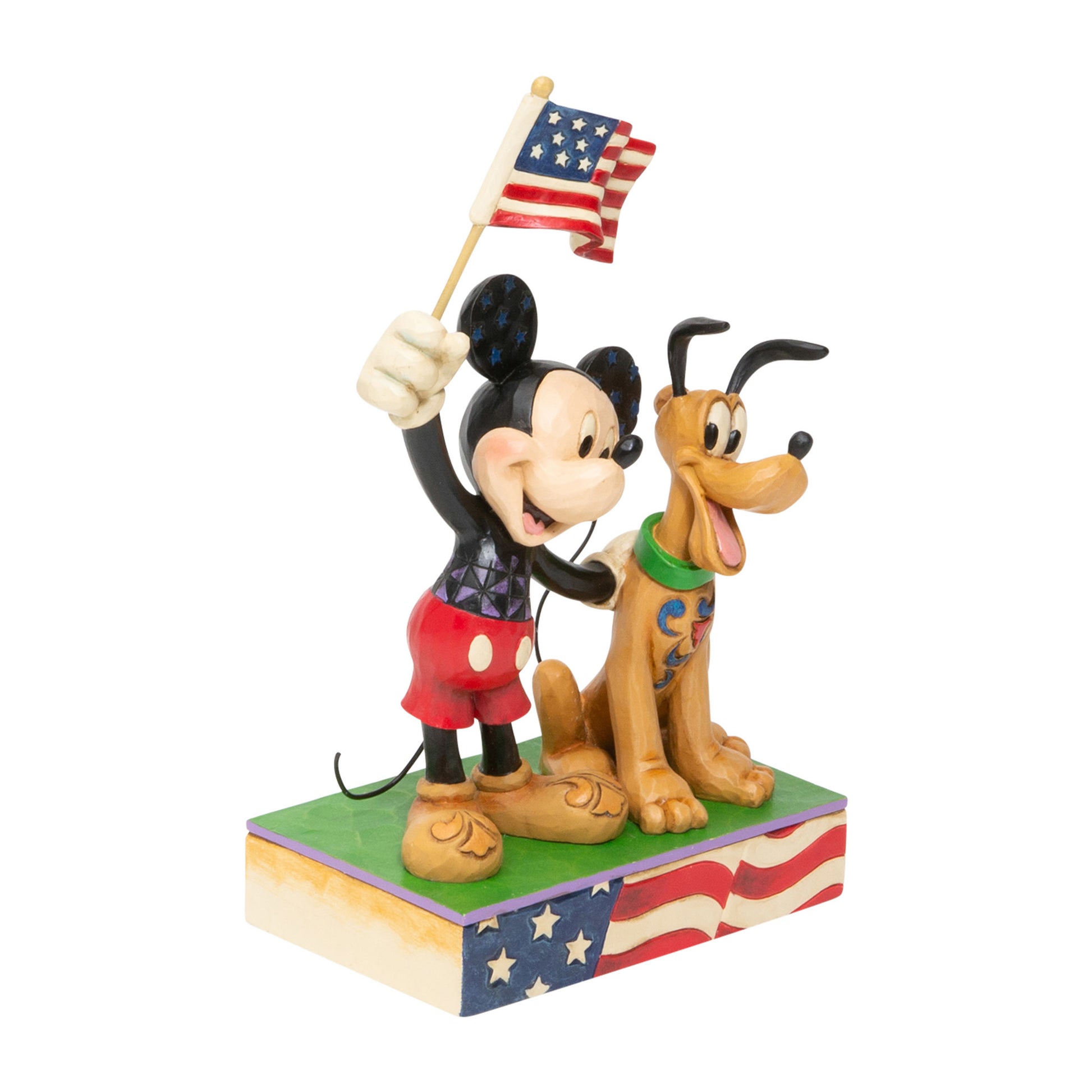 A Banner Day - Mickey and Pluto Patriotic  - Country N More Gifts