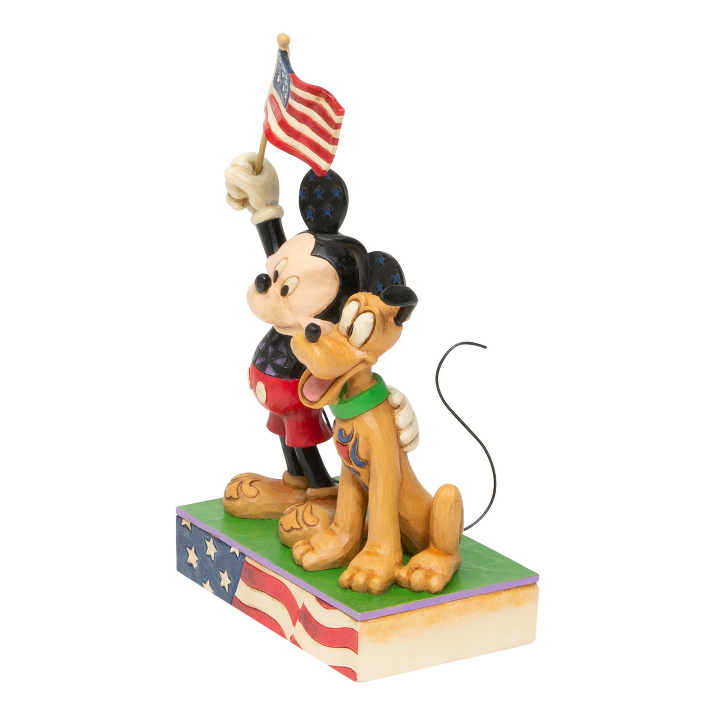 A Banner Day - Mickey and Pluto Patriotic  - Country N More Gifts