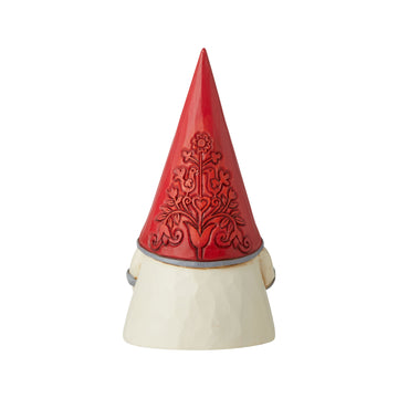 Red Floral Hat Gnome  - Country N More Gifts
