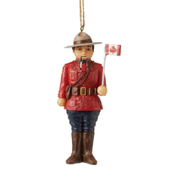 Canadian Mountie Nutcracker Ornament  - Country N More Gifts