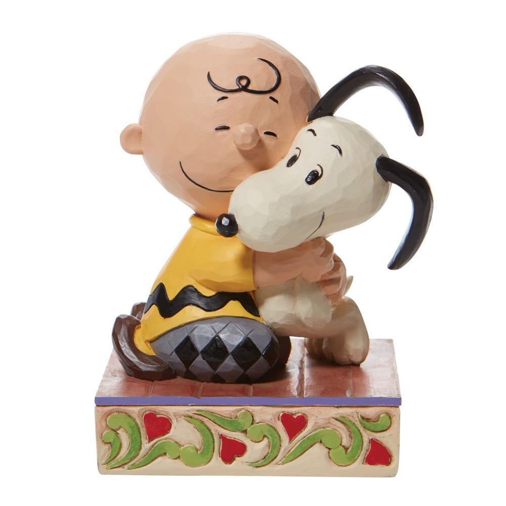 FBA - Beagle Hug = Blissful Heart - Charlie Brown Snoopy Hugging - Country N More Gifts