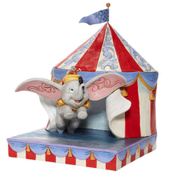 Over the Big Top - Dumbo Flying out of Tent Scene  - Country N More Gifts