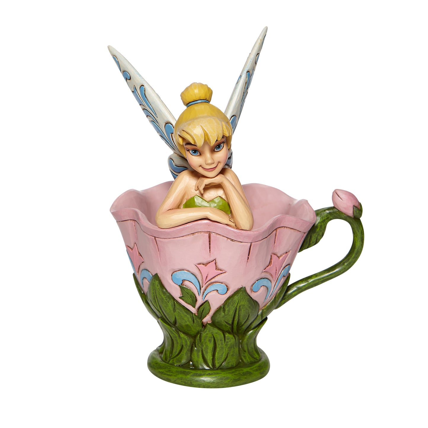 BOX DAMAGE - A Spot of Tink - Tinker Bell Sitting in Flower - Country N More Gifts