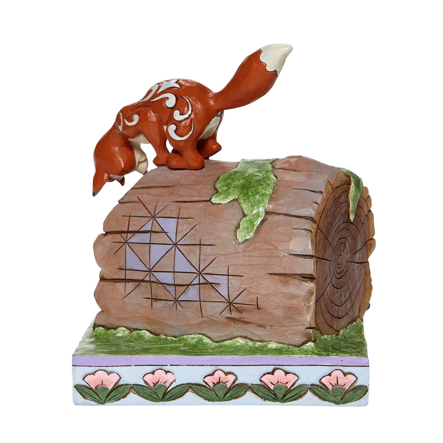 FBA - Fox and Hound on Log - Country N More Gifts