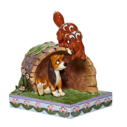 FBA - Fox and Hound on Log - Country N More Gifts
