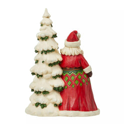 Share Christmas Spirit - Santa Next To Tree with Toybag  - Country N More Gifts