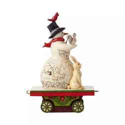 FBA - Next Stop, Winter! - Snowman on Train Car - Country N More Gifts