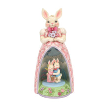 Splendid Spring - Bunny with Lighted Rotating Scene