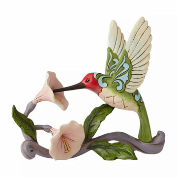 NO BOX - Blossoms and Beauty - Hummingbird with Flower - Country N More Gifts