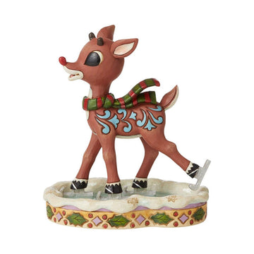 Rudolph Ice Skating  - Country N More Gifts