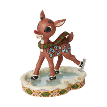 Rudolph Ice Skating  - Country N More Gifts