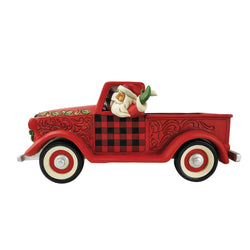 Loads Of Christmas Cheer - Large Red Truck  - Country N More Gifts