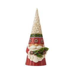 Sprig of Christmas Spirit - Christmas Gnome Holding Holly  - Country N More Gifts