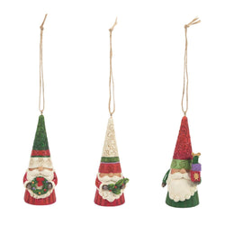 Christmas Gnomes 3 Pc Ornament Set  - Country N More Gifts