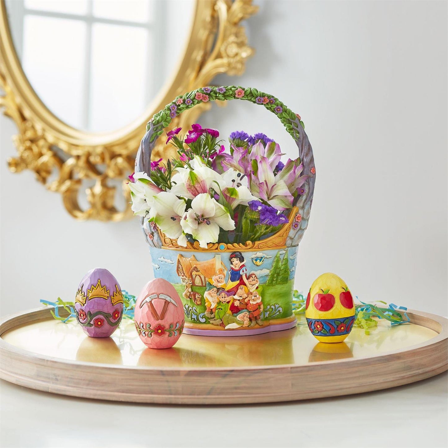 The Tale That Started Them All - Snow White Easter Basket & Eggs  - Country N More Gifts