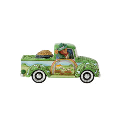 Truckload Of Luck - Leprechaun in Green Truck  - Country N More Gifts