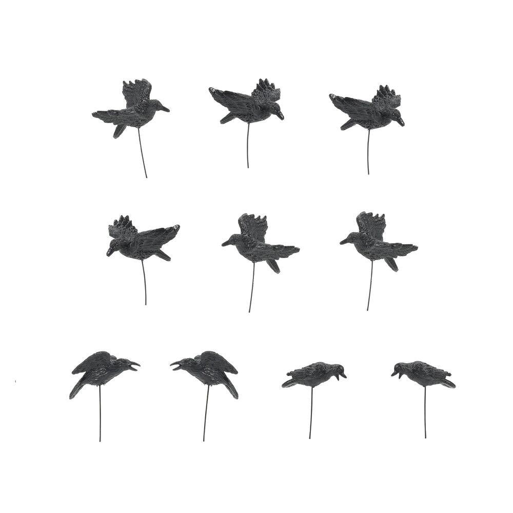 FBA - Set of 10 Halloween Crows - Country N More Gifts
