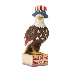 Freedom Reigns - Patriotic Bless America Eagle  - Country N More Gifts
