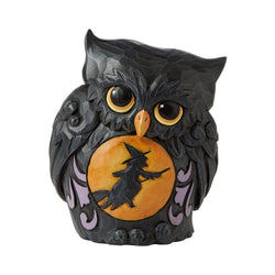 Mini Halloween Owl with Scene  - Country N More Gifts