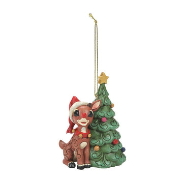 Rudolph with Christmas Tree  - Country N More Gifts