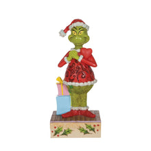 Grinch with Large Blinking Heart
