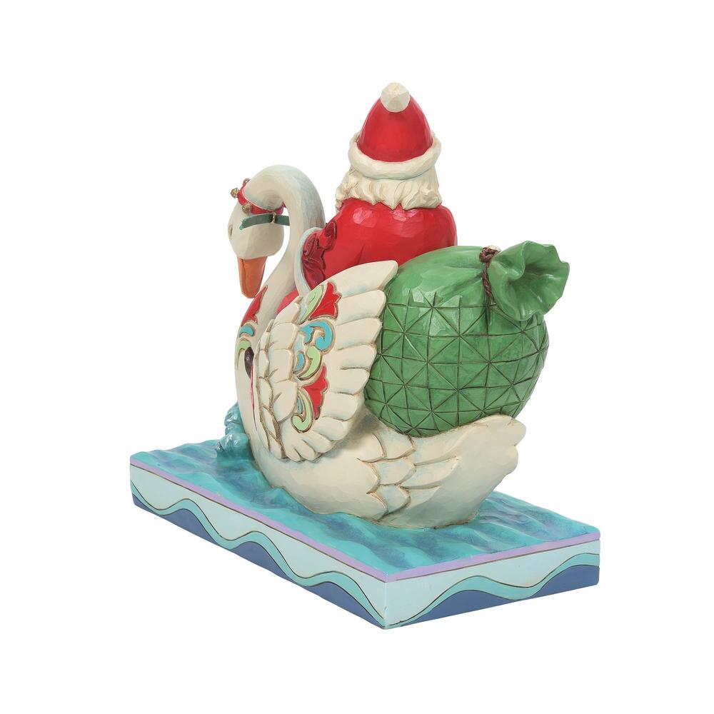 Santa Riding a Swan  - Country N More Gifts
