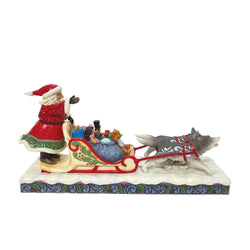 Santa Dog Sledding  - Country N More Gifts