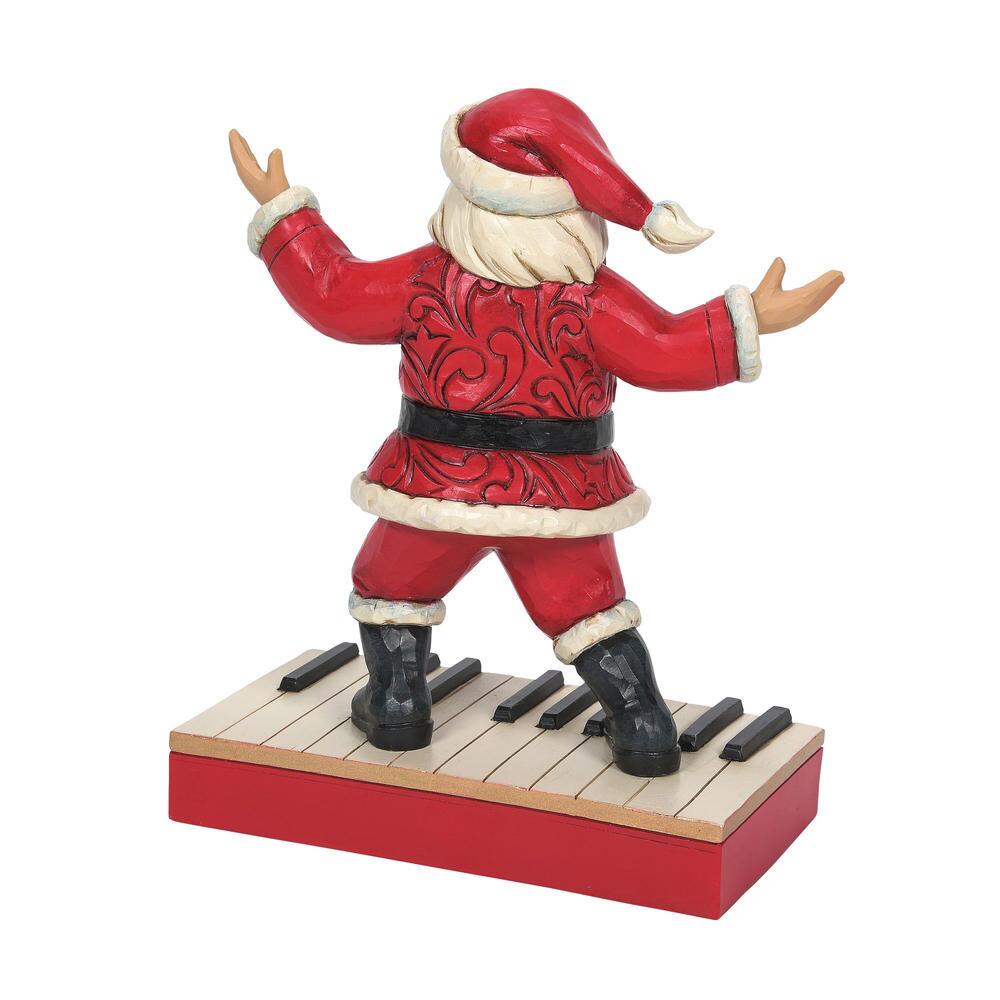 Tapping out a Christmas jingle - Santa on Keyboard  - Country N More Gifts