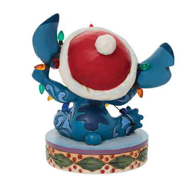 Stitch Wrapped in Christmas Lights  - Country N More Gifts